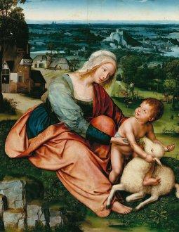 Quentin Matsys Madonna and Child with the Lamb